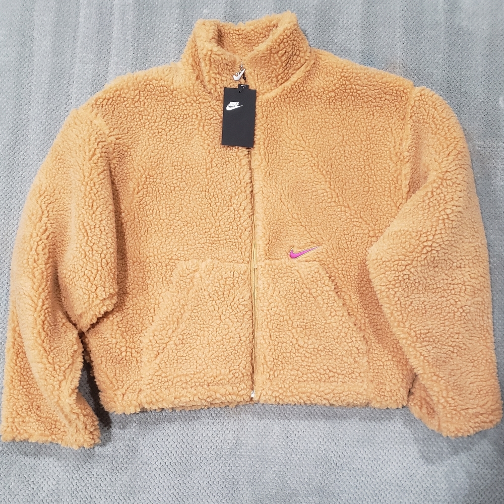 Nike Swoosh Sherpa Jacket - Picture 2 of 6